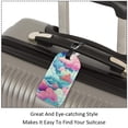 thumbnail image 3 of Square 2Pack PU Leather Clouds Cruise Luggage Tag with Privacy Cover and Name ID Tag for Travel Handbags Backpacks Luggage Tags, 3 of 6