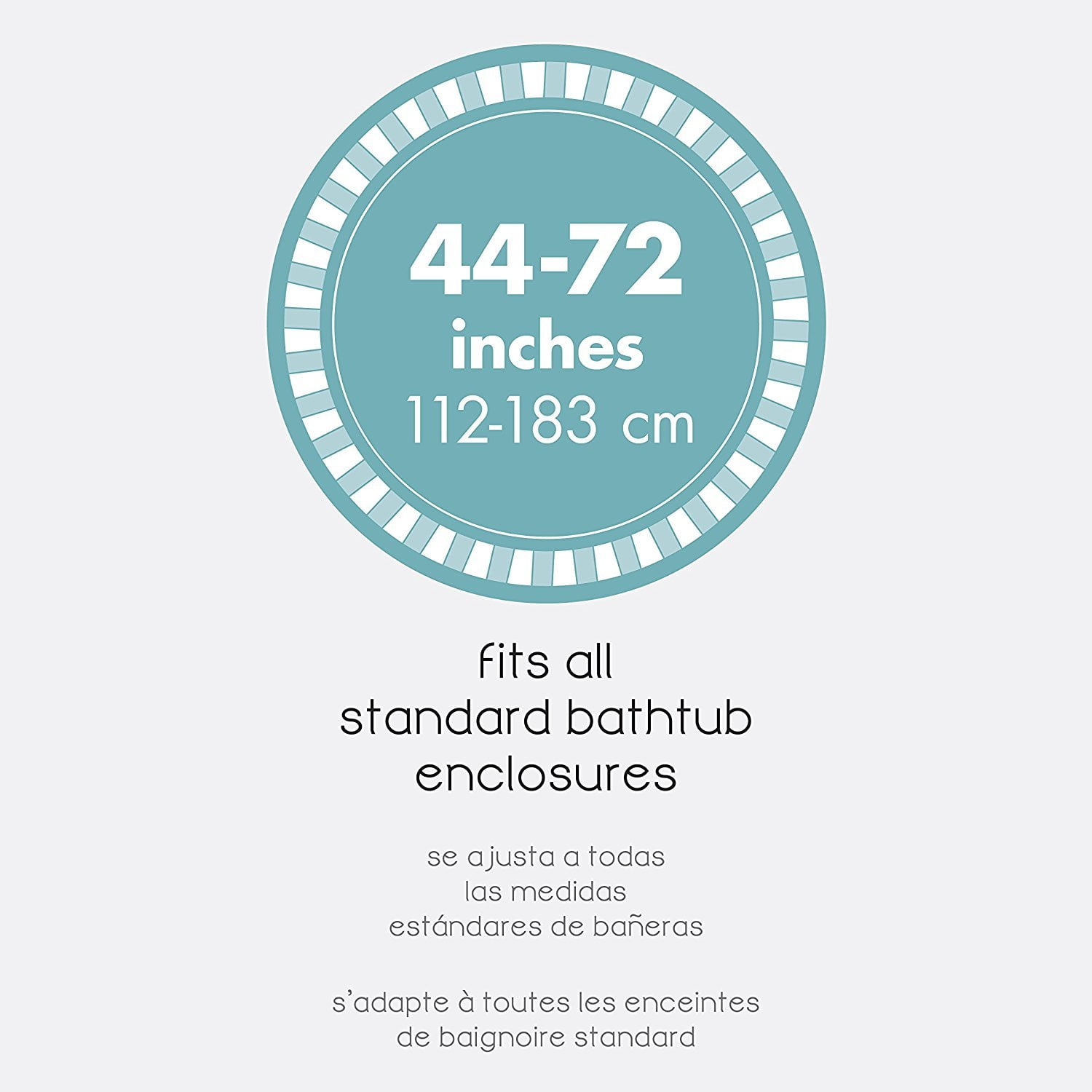 Zenith 506F Almond Adjustable Tension Rod