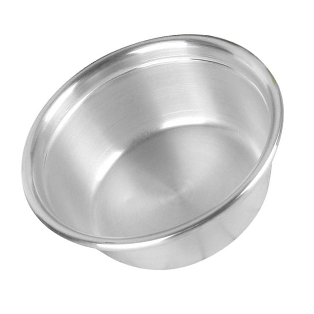 Tazón De Ensalada Cuenco de material acero Inoxidable Cuenco Para Servir Cuenco De Metal - , 17.5x16x7cm blanco BLESIY Cuenco de aluminio