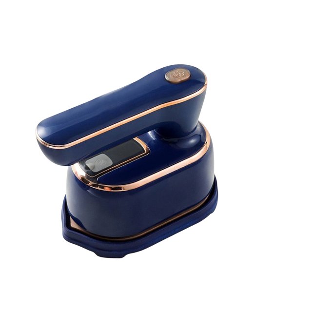 Plancha eléctrica giratoria de vapor, seca, húmeda, doble propósito para el hogar (azul oscuro, EE. UU.) Ehuebsd Libre de BPA