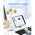 thumbnail image 5 of LENTION USB C Hub with 4 USB 3.0&Type C Charging Multiport Adapter Compatible MacBook,Windows,Chrome(C31,Silver), 5 of 10
