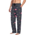 thumbnail image 4 of Top-kevin Multi- London City Bus Men's Pajama Pants Sleepwear Lounge Pajama Bottoms with Pockets, S M L XL XXL, 4 of 13