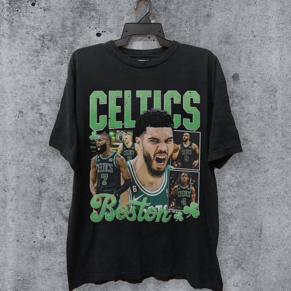 Vintage 90s BOSTONN CELTICSSS CHAMPIONS Shirt Retro Classic Graphic Tee Bootleg Bestseller Unisex Sport Gift