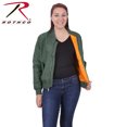 thumbnail image 3 of Rothco Womens MA-1 Flight Jacket - Sage Green, 3 of 4
