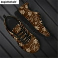 thumbnail image 1 of Doginthehole - Zapatillas de deporte para mujer con estampado de pata de perro, informales, transpirables, con cordones, planas, 1 of 6