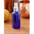 thumbnail image 3 of 4 oz / 120 ml Cobalt Blue Glass Boston Round Bottle with Silver Fine Mist Sprayer, 3 of 6