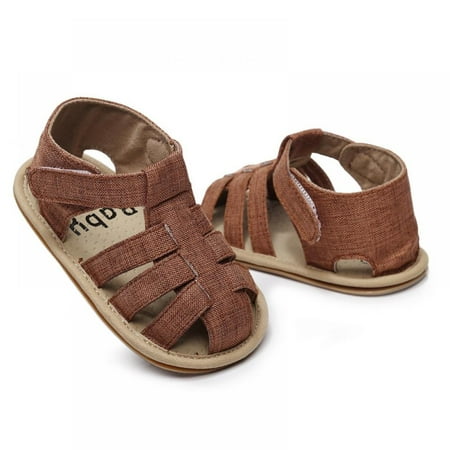 

Baby Girls Boys Sandals Infant Beach Flat Shoes Premium Soft Anti-Slip Rubber Sole