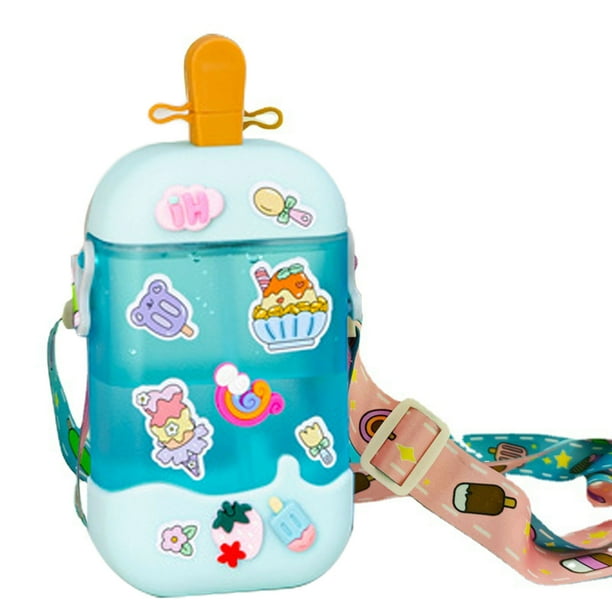 Copa de agua Botella de bebida de 400 ml Botellas de viaje con forma de helado a prueba de fugas para viajes de picnic Hugtrwg Para estrenar