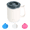 White, variant on EHUSPU Plastic Slow Flow Mug, Adaptive Drinking Cup and Swallowing Aid with 5cc, 10cc, and 15cc Sip Inserts, 1 Pack,Blue, 8.5 Ounces