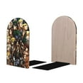 thumbnail image 2 of Attack On Titan Wooden Bookends For Shelves, Decorative Book Organizer Book Stand Desktop Organizer, 1 Pair, 2 of 8