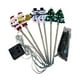 thumbnail image 1 of 6 luces solares navideñas para camino, para jardín, exteriores, alimentadas por energía solar Estilo A, 1 of 9
