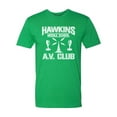 thumbnail image 1 of Adult Hawkins Middle School AV Club Deluxe T-Shirt, 1 of 1