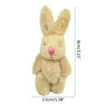 6cm Mini Stuffed Rabbits Plush Toy Birthday Party Cake Decoration