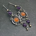 thumbnail image 6 of K-KED Elegant Cubic Zirconia Stud Hoop Earrings 925 Silver Women Wedding Jewelry-#2, 6 of 9