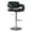 Black, Chrome, variant on Brandi Adjustable Bar Stool Black and Chrome
