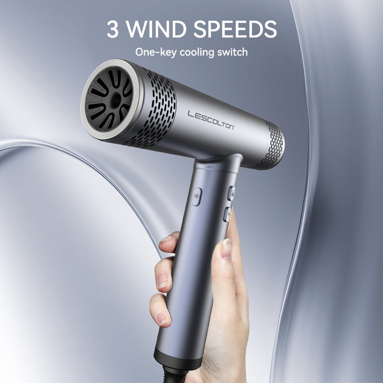 Metal High Power Blow Dryer,Supersonic Hair Dryer,Lescolton Ionic 