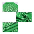 thumbnail image 2 of Bandana Headscarf, Neckerchief Headscarf Multifunctional Bicycle Headband Neckerchief Pocket Square for Men Women Hip-Hop Sporting (12 Colors), 2 of 5