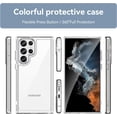 thumbnail image 2 of Case for Galaxy S24 Ultra,Transparent TPU+PC Acrylic Protective Military Grade  Heavy Duty Protection Phone Case for Samsung Galaxy S24 Ultra 5G,6.8 inch 2024 (Clear), 2 of 16