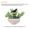 thumbnail image 3 of yingyy Résine Oiseaux Humidimètre de Sol Plante en Pot Testeur d'Humidité Alarme Instrument de Test d'Humidité Jardin Ferme Rappel d'Arrosage Noir, 3 of 6