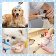 thumbnail image 4 of LJSXFI Pet Grooming Brush Kit, 7 Pcs for Shedding & Matted Fur, with Flea Comb and Dog Bath Brush, Cat Dog Brush Grooming Kits, 4 of 7