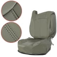 thumbnail image 5 of Kojem Leather Front Seat Cover Light Pewter Gray Passenger Bottom & Top Compatible with 2000-2002 Chevrolet Chevy Tahoe Suburban 1500 2500, 5 of 8