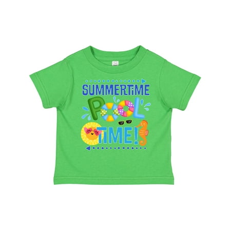 

Inktastic Summer Vacation Pool Time Swimming Gift Toddler Boy or Toddler Girl T-Shirt