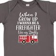 thumbnail image 4 of Inktastic Future Firefighter Like Daddy Boys Baby Bodysuit, 4 of 5