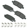 Akebono ASP905A Disc Brake Pad Kit Fits select: 2002-2023 NISSAN ALTIMA, 2008-2020 NISSAN ROGUE