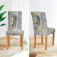 thumbnail image 5 of BZSMCE Chairs Slipcovers Dining Chair Covers Reindeer Grazing in The Snow-covered Creative Pattern, 5 of 7