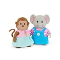 thumbnail image 2 of Li’l Woodzeez – Friendz Club Jungle Set – Elephant, Monkey, Lion, Hippo – Set of 4 Collectible Posable Doll Figures – Pretend Play Gift Toy for Kids Age 3+, 2 of 5