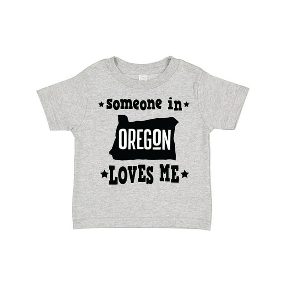 Inktastic Someone in Oregon Loves Me Boys or Girls Toddler T-Shirt