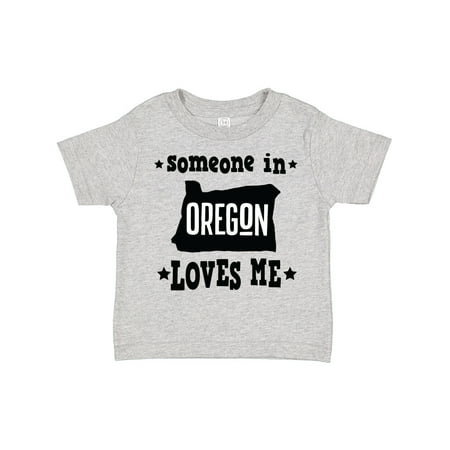 

Inktastic Someone in Oregon Loves Me Gift Gift Toddler Boy or Toddler Girl T-Shirt