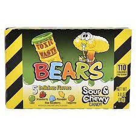 Toxic Waste Sour Worms Theater Box - 3oz