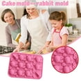 thumbnail image 4 of Plantilla para hornear chocolate Decoración de pasteles Molde para pastel de conejito Molde para pastel, 4 of 8