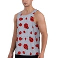 thumbnail image 2 of Salouo Ladybug for Men's Tank Tops,Sleeveless Muscle Shirts for Men Quick Dry Workout Tank Top Gym Muscle Tee Fitness Bodybuilding Sleeveless T Shirt-Medium, 2 of 7