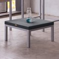 thumbnail image 3 of Lagoon Russ Rattan Coffee Table with Aluminum Legs, 3 of 3
