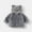 A17 Gray, variant on Kids Fleece Teddy Bear Jackets with Ear Hood Cute Boys Girls Zip Up Winter Coats Warm Fuzzy Long Sleeve Toddler Clothes with Pockets for Cold Weather Outerwear, Sizes 2-8
