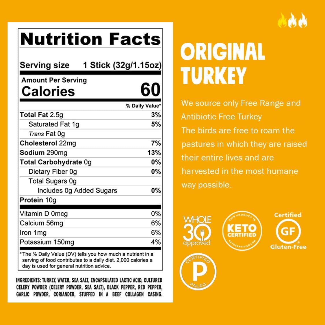 Chomps Variety Trial Pack, Grass Fed and Free Range Beef, chicken & Turkey Sticks, 8 Flavor Pack - Keto, Paleo, Whole30
