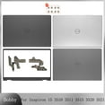 thumbnail image 2 of New Case For DELL Inspiron 15 3510 3511 3515 3520 3521 LCD Back Cover Front Bezel Hinges Housing Rear Lid TOP Back Cover gray A case, 2 of 6