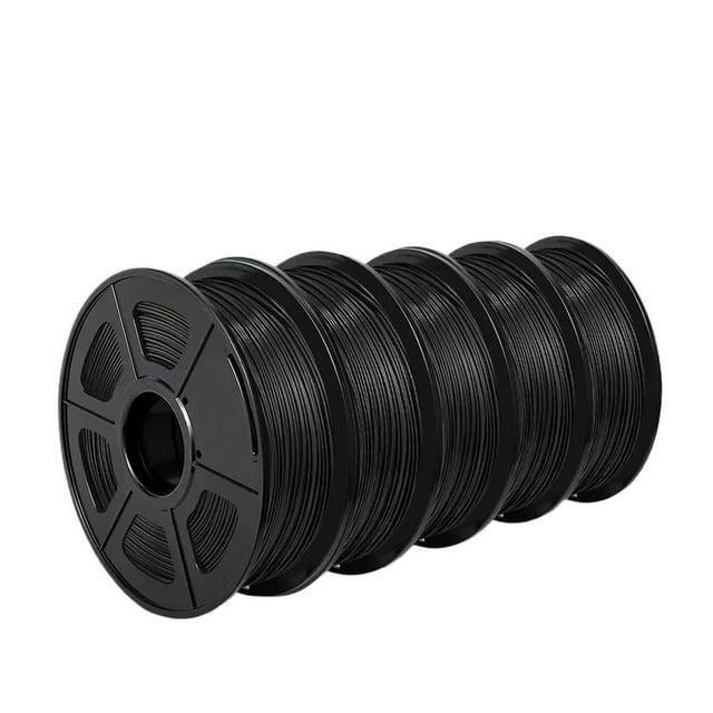 Filament PLA 5KG 1KG/ Rouleau 1.75mm +/-0.02MM Filament d'Imprimante 3D Filament Enroulé Soigneusement, Expérience d'Impression Plus Lisse