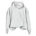 thumbnail image 4 of Graphic Hoodies for Women Winter Clothes with Pockets Drawstring Casual Loose Fit Fashion Clothing Fall Outfits for Women Heart Print Drop Shoulder Long Sleeve Pullover Sweatshirts, 4 of 4