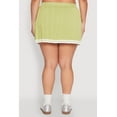 thumbnail image 5 of Womens Plus Size Daisy Varsity Stripe Pleated Skort, 5 of 5