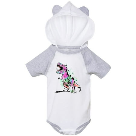 

Inktastic Graffiti Paint Splatter T-Rex Gift Baby Boy or Baby Girl Bodysuit