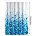 thumbnail image 3 of Shower Curtain, Blue Polyester Shower Curtain, Blue Thickened Bathroom Hotel Bathroom Partition Curtain Polyester Shower Curtain Cloth, 3 of 7