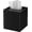 Black, variant on Asoricing Tissue Box Cover, Square Plastic Tissue Box Holder with Anti Slip Base, Modern Decor Facial Napkin Holder for Bathroom Vanity Countertop, Bedroom Dresser, Black