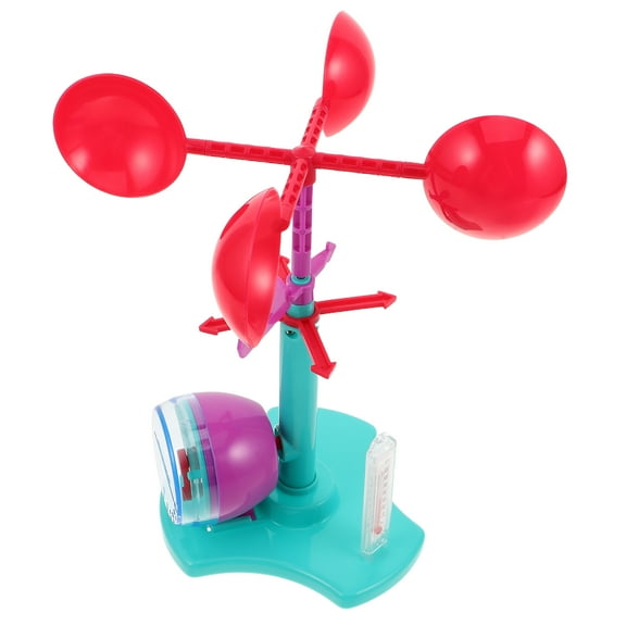 HEANUJJ DIY Wind Anemometer Science Experiment Kit Teaching Tool for Weather and Physics Education
