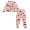 thumbnail image 3 of DISNIMO Pug Print Women's Pajama Sets 2 Piece Pj Sets Casual Loose Sleepwear Crew Neck Pullover Top with Long Pants Soft Comfy Loungewear Nightwear, L, 3 of 7