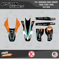thumbnail image 4 of Kalair GFX Graphics Kit for Husqvarna TX300, FX350, and FX450 (2017-2018) Vision Series, 4 of 5