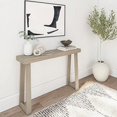 thumbnail image 2 of Plank+Beam Solid Wood Console Table, 46.25 Inch, Sofa Table, Narrow Entryway Table for Hallway, Behind The Couch, Living Room, Foyer, Easy Assembly, Seashell, 2 of 3