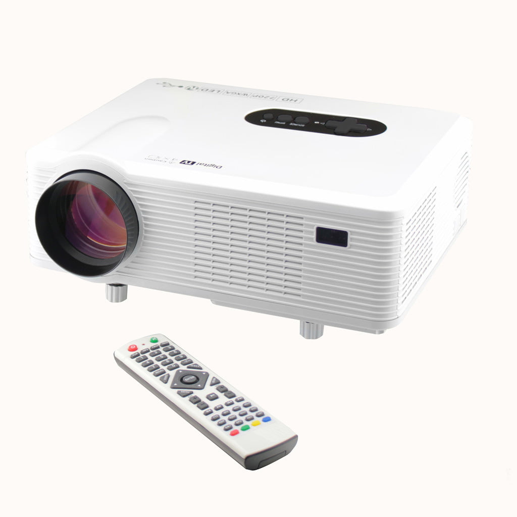 Home Theater Multimedia 3000Lumen 1080P 3D HD LED Projector HDMI USB Interface